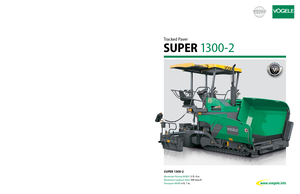 Гусеничні асфальтоукладачі Vögele Super 1300-2