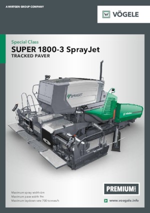 Гусеничні асфальтоукладачі Vögele Super 1800-3 SprayJet