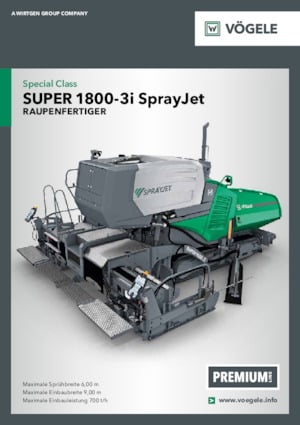 Гусеничні асфальтоукладачі Vögele Super 1800-3i SprayJet