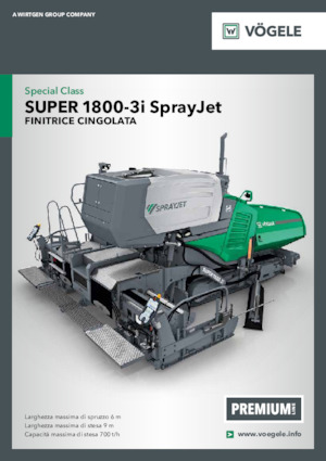 Гусеничні асфальтоукладачі Vögele Super 1800-3i SprayJet