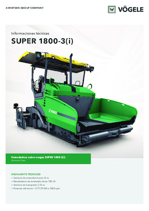 Гусеничні асфальтоукладачі Vögele Super 1800-3i