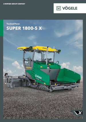 Гусеничні асфальтоукладачі Vögele SUPER 1800-5 X