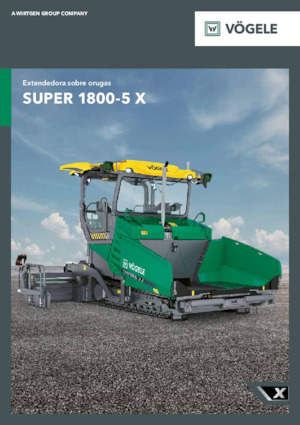 Гусеничні асфальтоукладачі Vögele SUPER 1800-5 X