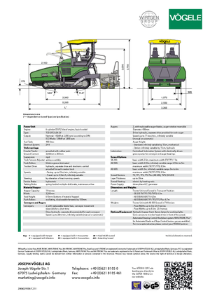 Гусеничні асфальтоукладачі Vögele Super 1900-2