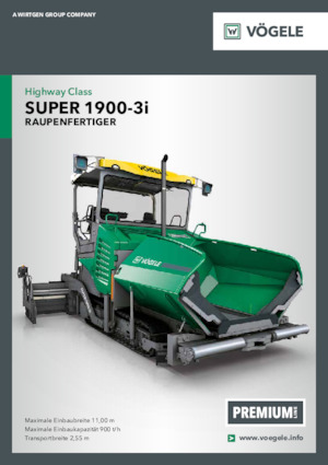 Гусеничні асфальтоукладачі Vögele Super 1900-3i