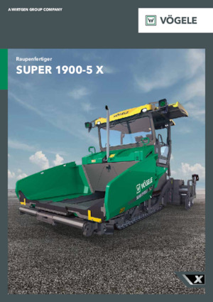 Гусеничні асфальтоукладачі Vögele SUPER 1900-5 X