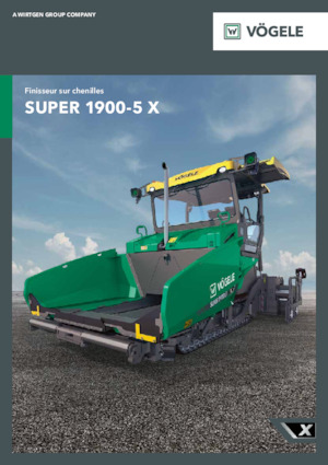 Гусеничні асфальтоукладачі Vögele SUPER 1900-5 X