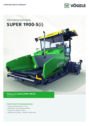 Гусеничні асфальтоукладачі Vögele Super 1900-5