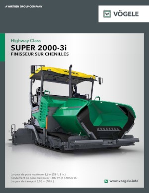 Гусеничні асфальтоукладачі Vögele Super 2000-3i