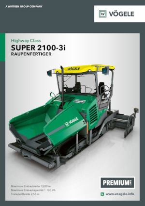 Гусеничні асфальтоукладачі Vögele Super 2100-3i