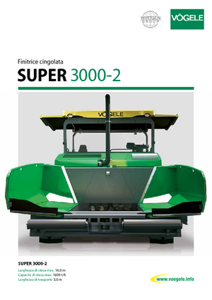 Гусеничні асфальтоукладачі Vögele Super 3000-2