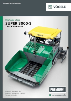 Гусеничні асфальтоукладачі Vögele Super 3000-3