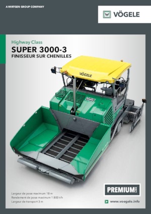 Гусеничні асфальтоукладачі Vögele Super 3000-3