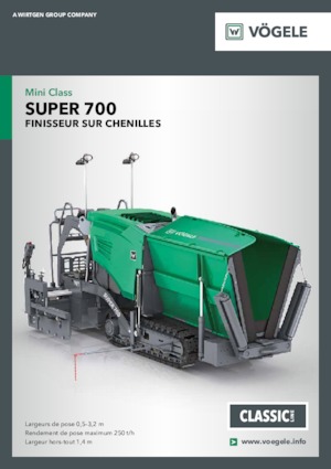 Гусеничні асфальтоукладачі Vögele Super 700