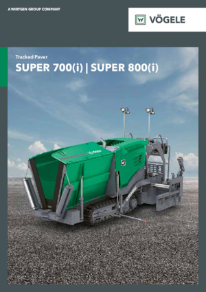 Гусеничні асфальтоукладачі Vögele Super 700i