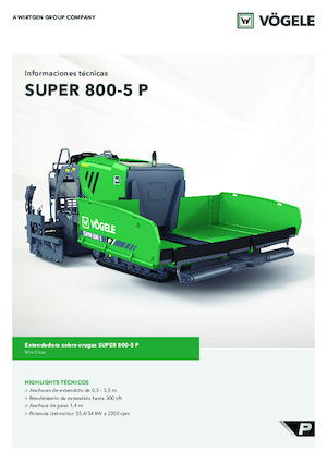 Гусеничні асфальтоукладачі Vögele SUPER 800-5 P