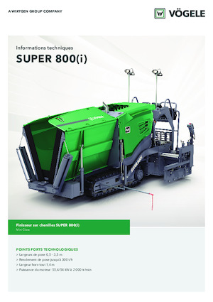 Гусеничні асфальтоукладачі Vögele Super 800i
