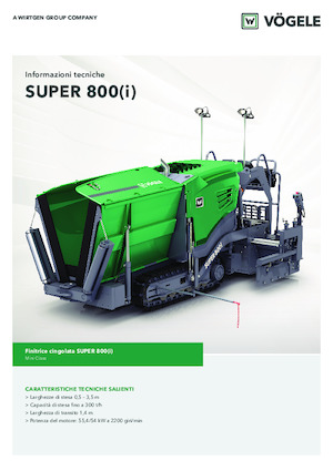 Гусеничні асфальтоукладачі Vögele Super 800i