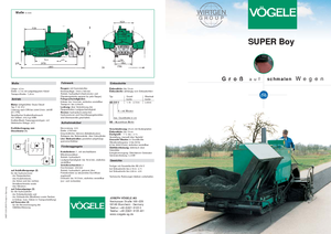 Гусеничні асфальтоукладачі Vögele Super-Boy