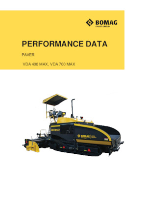 Гусеничні асфальтоукладачі Bomag VDA 700 MAX