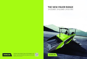 Гусеничні асфальтоукладачі Zoomlion ZPS1280