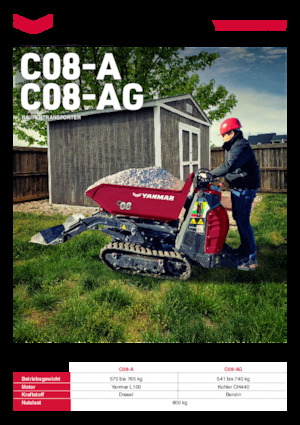 Гусеничні самоскиди Yanmar C08-A HI TIP 