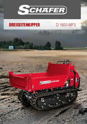 Гусеничні самоскиди SCHÄFER D 1600-MF3