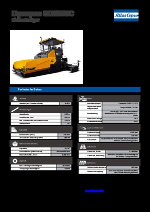 Гусеничні асфальтоукладачі Dynapac SD 2500 C