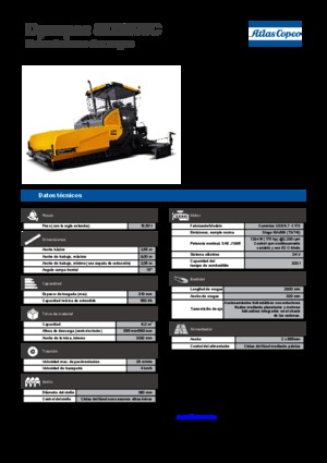 Гусеничні асфальтоукладачі Dynapac SD 2500 C