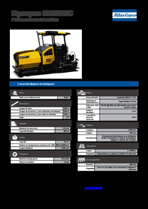 Гусеничні асфальтоукладачі Dynapac SD 2500 C