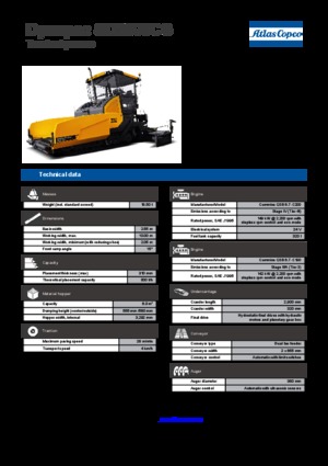 Гусеничні асфальтоукладачі Dynapac SD 2500 CS