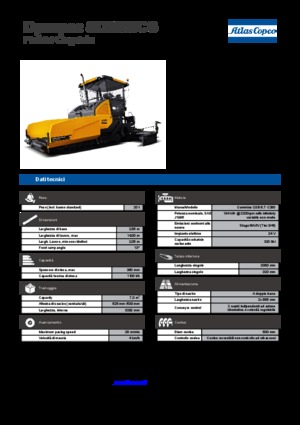 Гусеничні асфальтоукладачі Dynapac SD 2550 CS