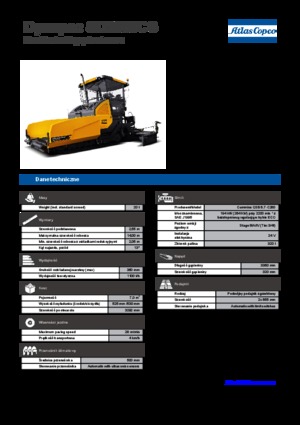 Гусеничні асфальтоукладачі Dynapac SD 2550 CS