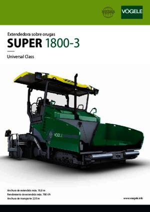 Гусеничні асфальтоукладачі Vögele Super 1800-3
