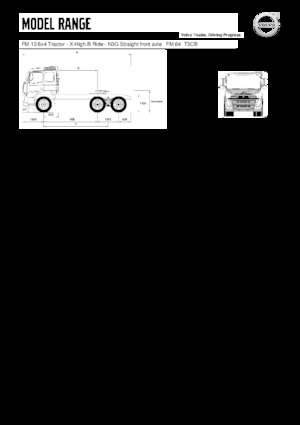 Тягачі Volvo Trucks FM13.420 6x4 Tractor X-High B Ride