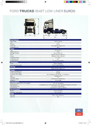 Тягачі Ford 1848T Lowliner
