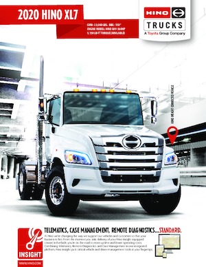 Тягачі Hino 2020 HINO XL7 4x2
