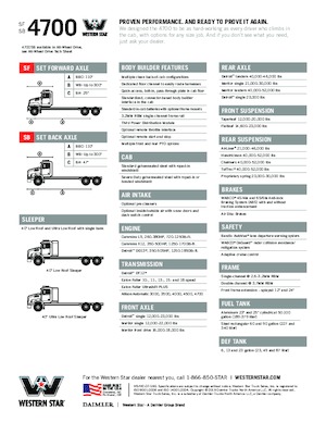 Тягачі Western Star 4700 SB 40