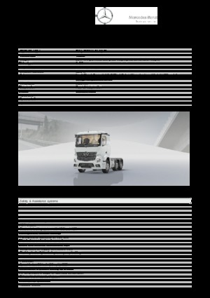 Тягачі Mercedes-Benz Actros 2533 LS 6x2