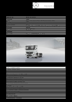 Тягачі Mercedes-Benz Arocs 2533 LS 6x2