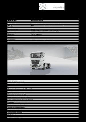 Тягачі Mercedes-Benz Arocs 2542 LS 6x2