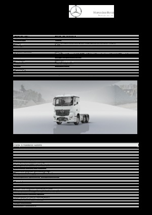 Тягачі Mercedes-Benz Arocs 2545 LS 6x2