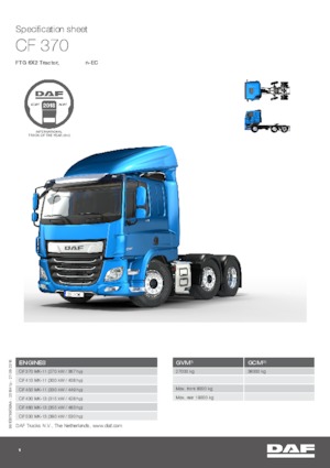 Тягачі DAF CF 480 FTG SC