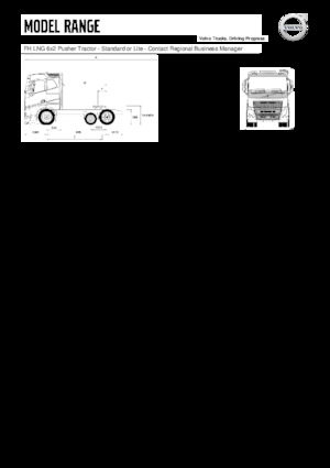 Тягачі Volvo Trucks FH.420 LNG 6x2 Pusher Tractor