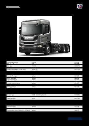 Тягачі Scania G 340 A6x2NA