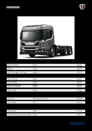 Тягачі Scania L 320 A6x2NB