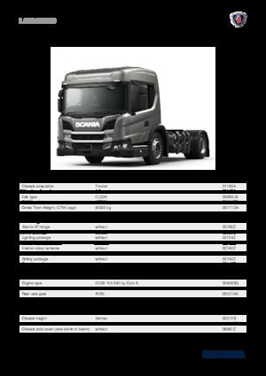 Тягачі Scania L 340 A4x2NB