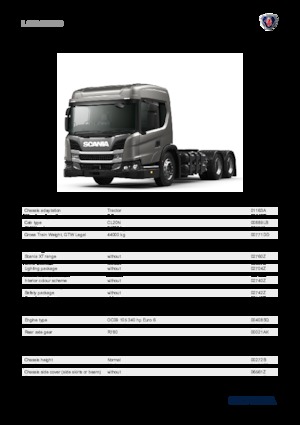 Тягачі Scania L 340 A6x2NB