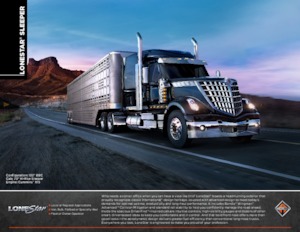 Тягачі International LoneStar 132 Sky-Rise Sleeper Cummins X15