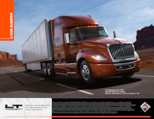 Тягачі International LT625 125 Low Roof Sleeper  International A26